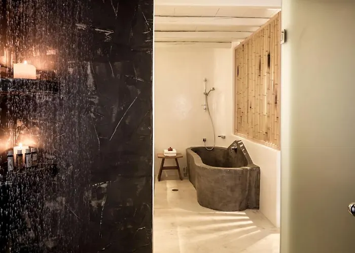 ヴィラ Luxury Naxos Premium Air Conditioning Outdoor Pool アギオス・プロコピオス