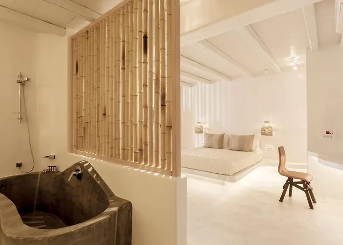 ヴィラ Luxury Naxos Premium Air Conditioning Outdoor Pool アギオス・プロコピオス